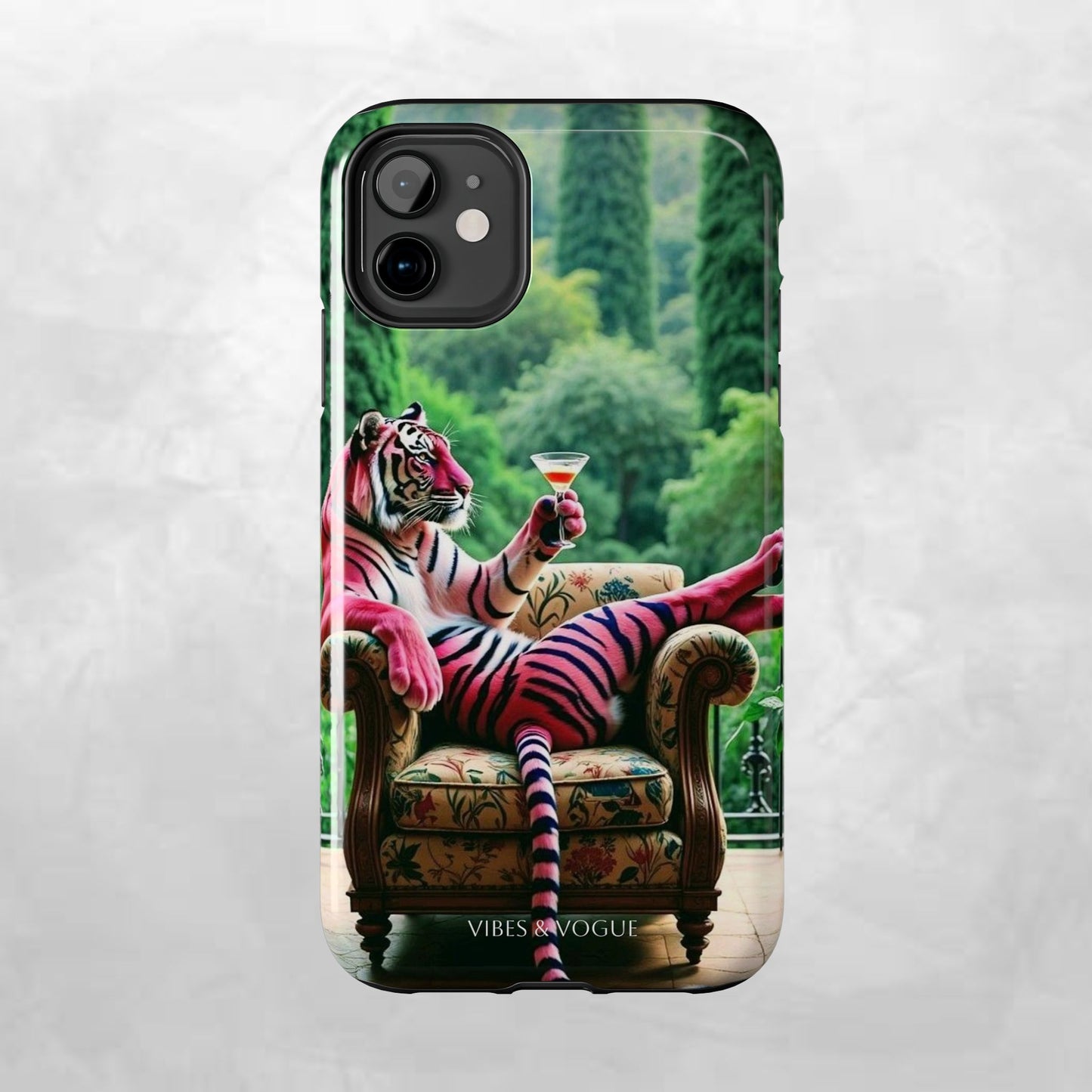 Relaxed Tiger Phone Case | Tough Case for Animal Lovers, Unique Gift for Friends, Stylish Tech Accessories, Fun Phone Cover, Vibrant Design