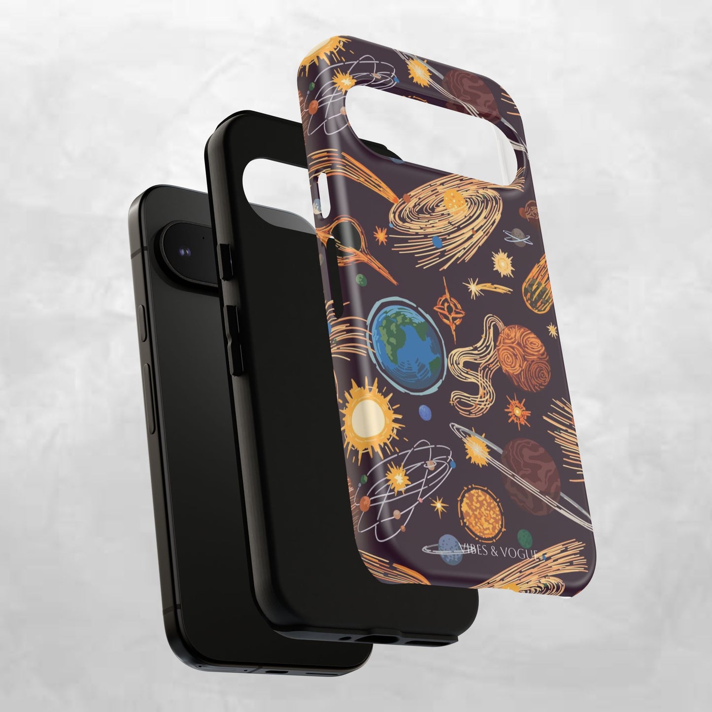Space-Themed Phone Case - Cosmic Galaxy Design, Durable Protective Cover, Unique Gift, Celestial Lover's Accessory