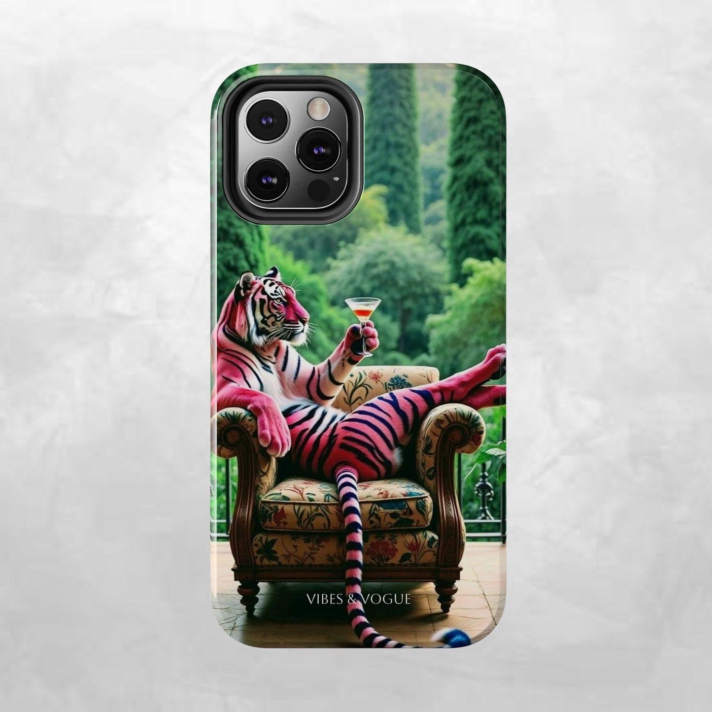 Relaxed Tiger Phone Case | Tough Case for Animal Lovers, Unique Gift for Friends, Stylish Tech Accessories, Fun Phone Cover, Vibrant Design