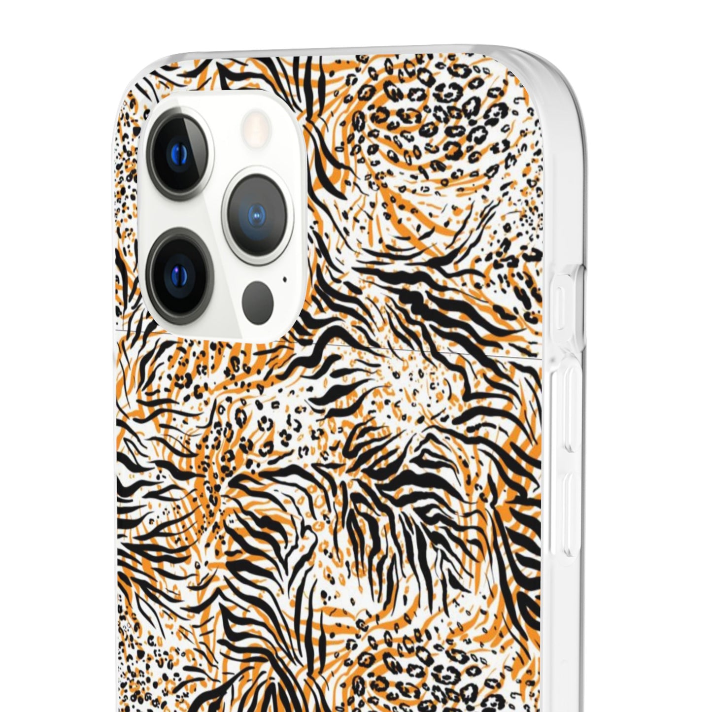 Wild Animal Print Flexi Case for iPhone - Fierce & Trendy Design