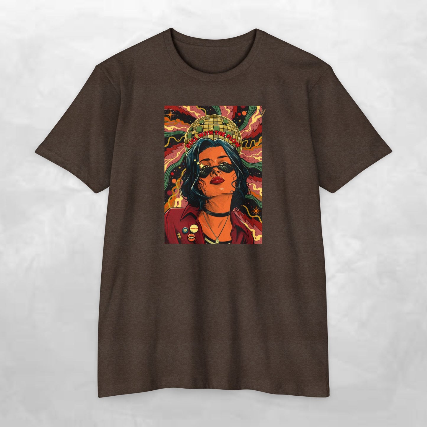 Bohemian Graphic T-Shirt - Vibrant Art Tee for Creative Souls