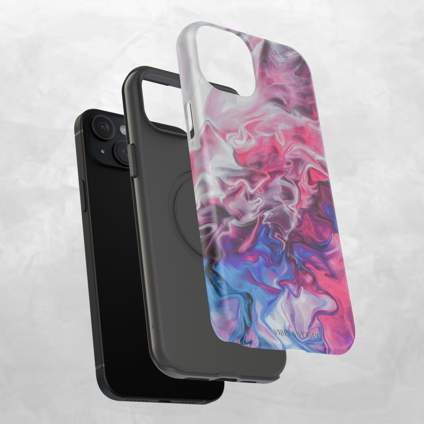 Vibrant Phone Case for Trendsetters | Abstract Marble Design, Impact-Resistant, Stylish Tech Accessory, Perfect Gift