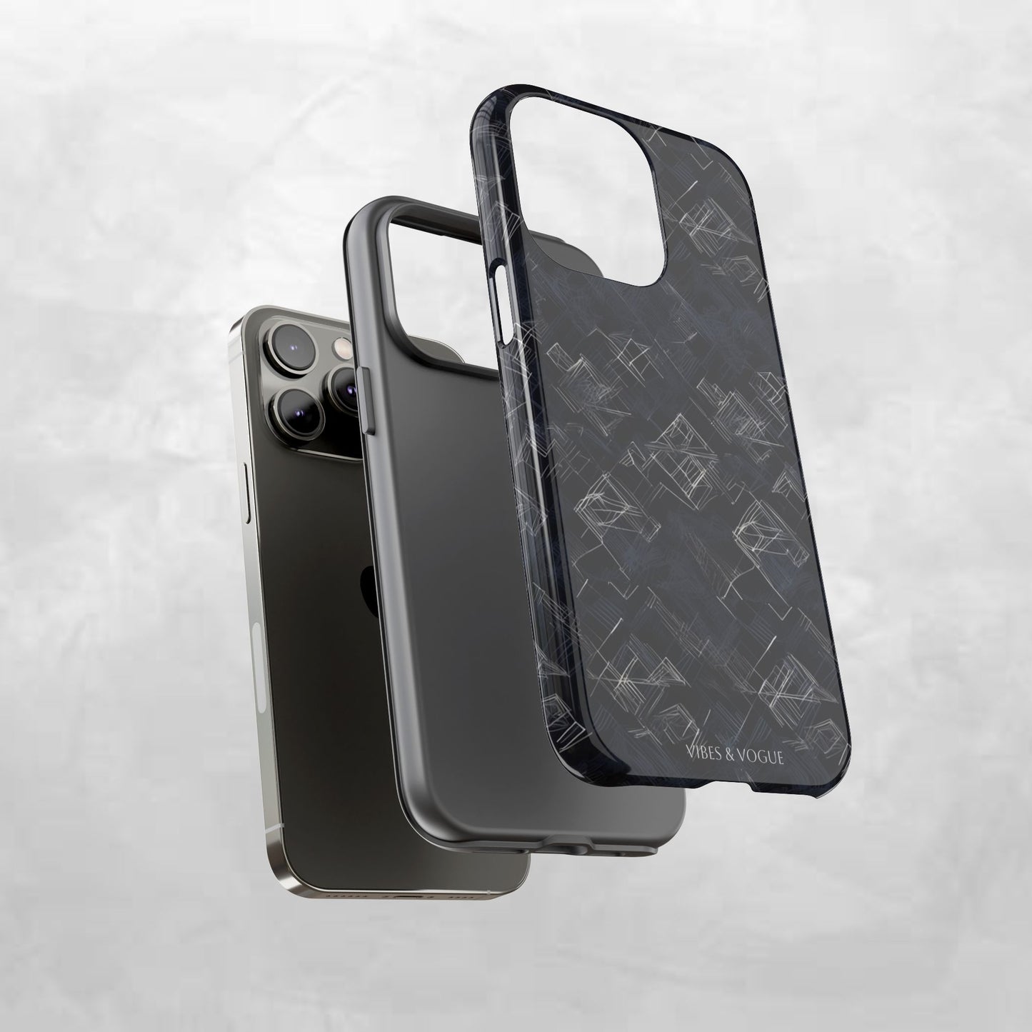 Tough Cases: Modern Geometric Phone Case - Durable, Stylish Protection