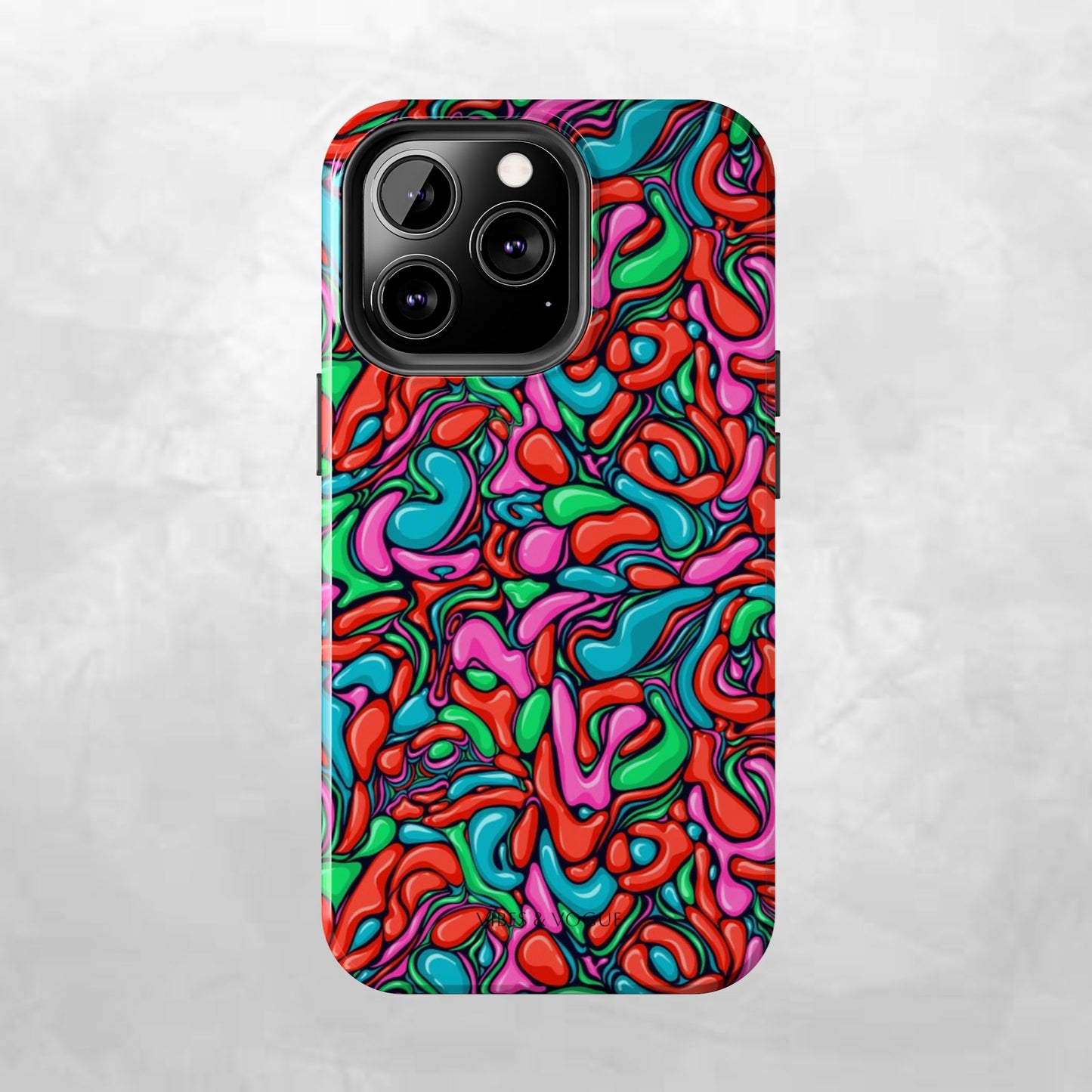 Vibrant Tough Phone Cases - Colorful Abstract Designs for Teens & Adults, Perfect Gift for Birthdays, Holidays, & Everyday Use