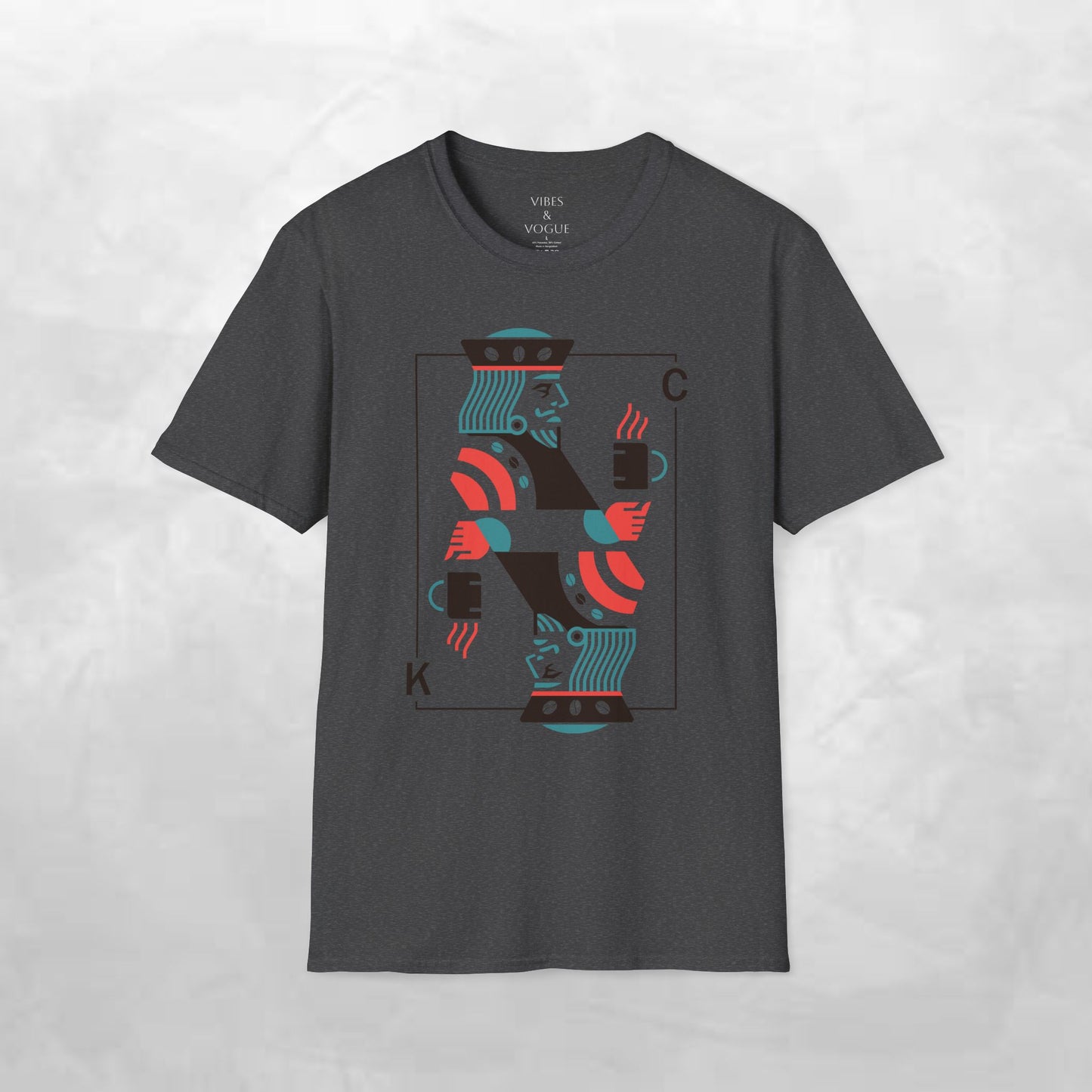 King of Cups Graphic T-Shirt - Unisex Softstyle Tee