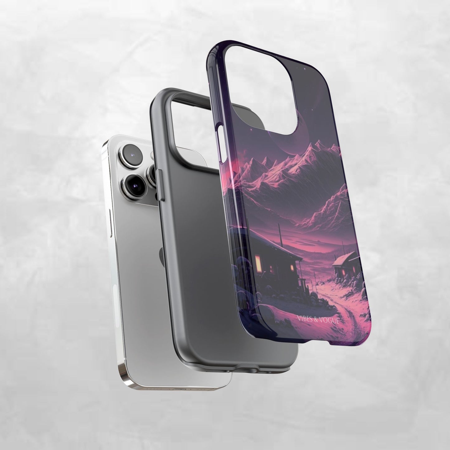 Futuristic Phone Case, Galaxy Aesthetic, Cosmic Art, Stylish Protection, Gifts for Tech Lovers