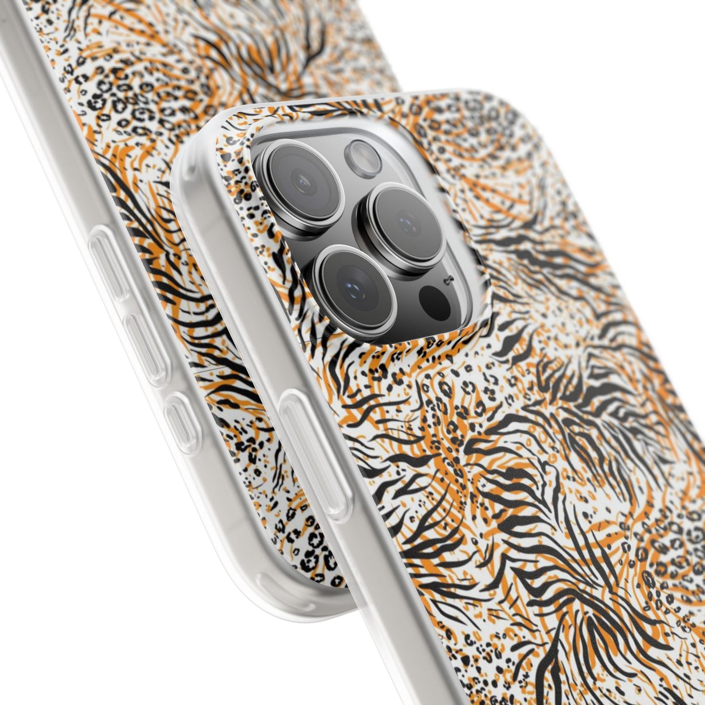 Wild Animal Print Flexi Case for iPhone - Fierce & Trendy Design