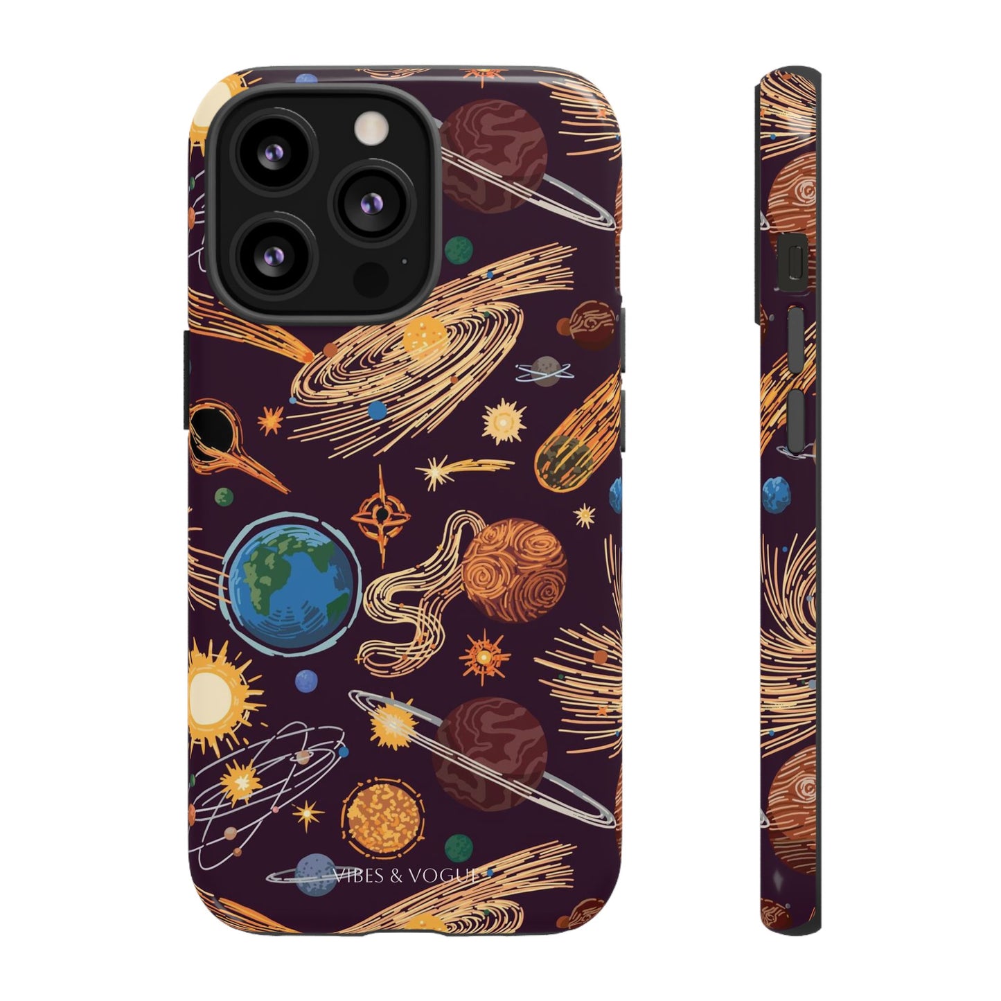 Space-Themed Phone Case - Cosmic Galaxy Design, Durable Protective Cover, Unique Gift, Celestial Lover's Accessory