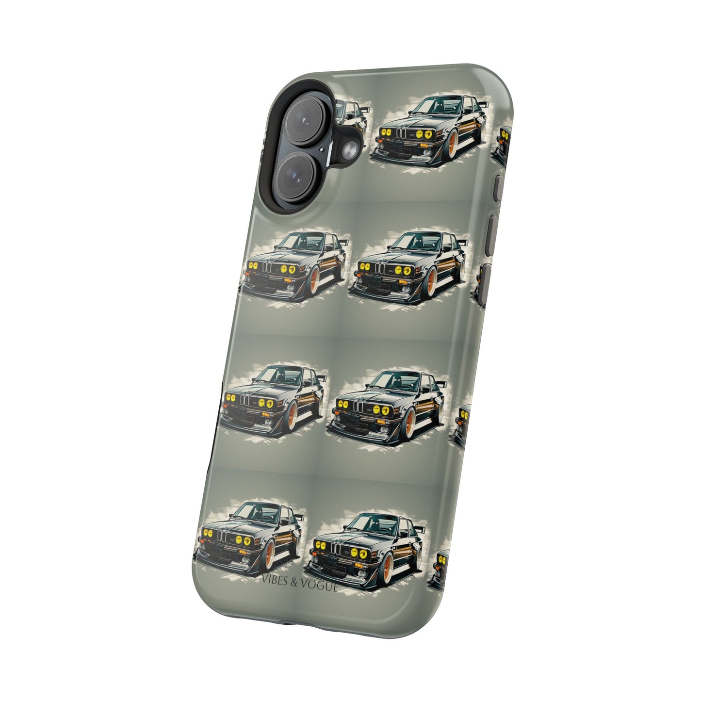 Stylish Car-Themed Magnetic Tough Cases - Perfect for Auto Enthusiasts