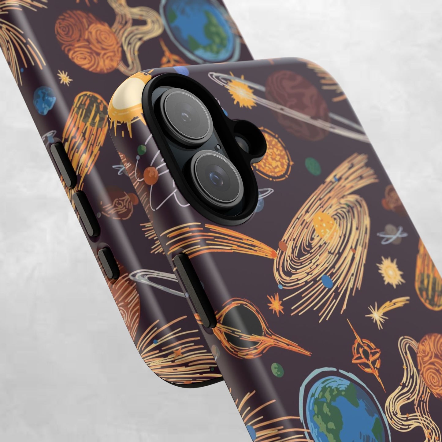 Space-Themed Phone Case - Cosmic Galaxy Design, Durable Protective Cover, Unique Gift, Celestial Lover's Accessory
