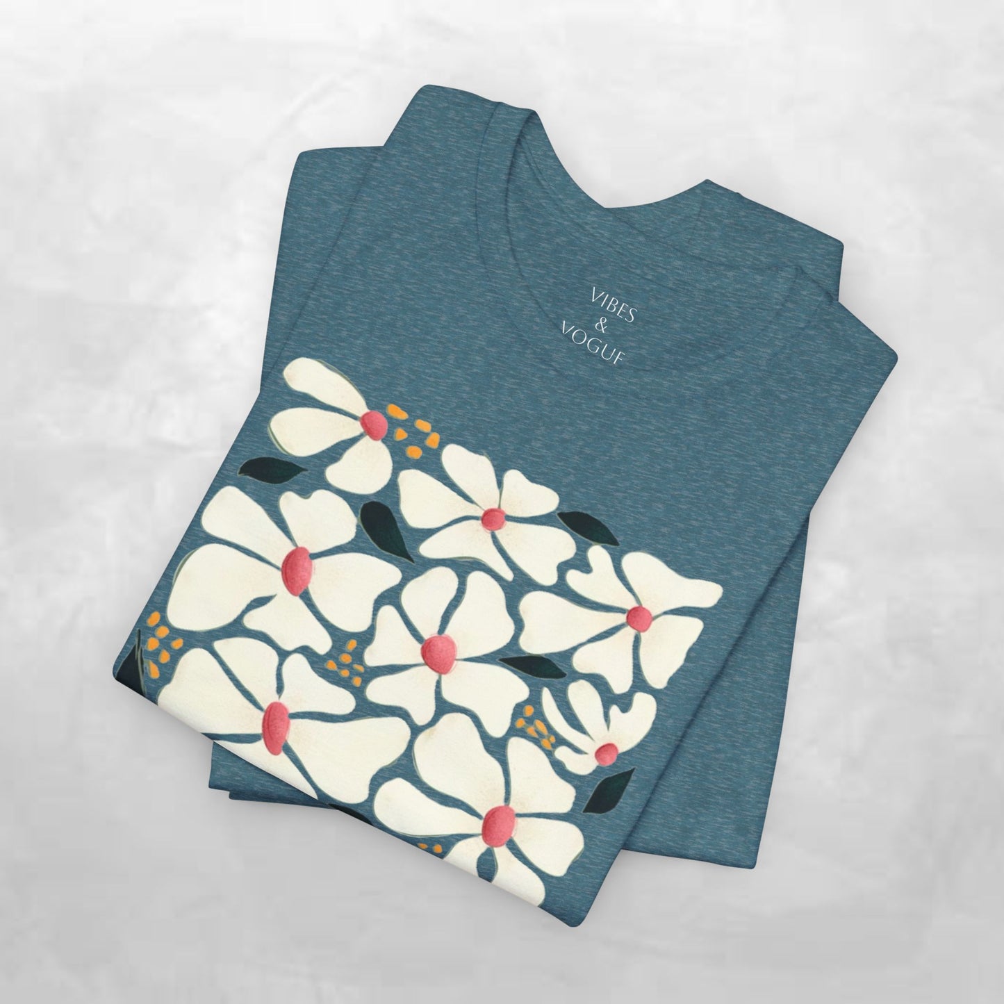 Vibrant Floral Unisex Tee, Casual Summer Shirt, Gift for Flower Lovers, Beachwear, Relaxed Fit, Everyday Comfort