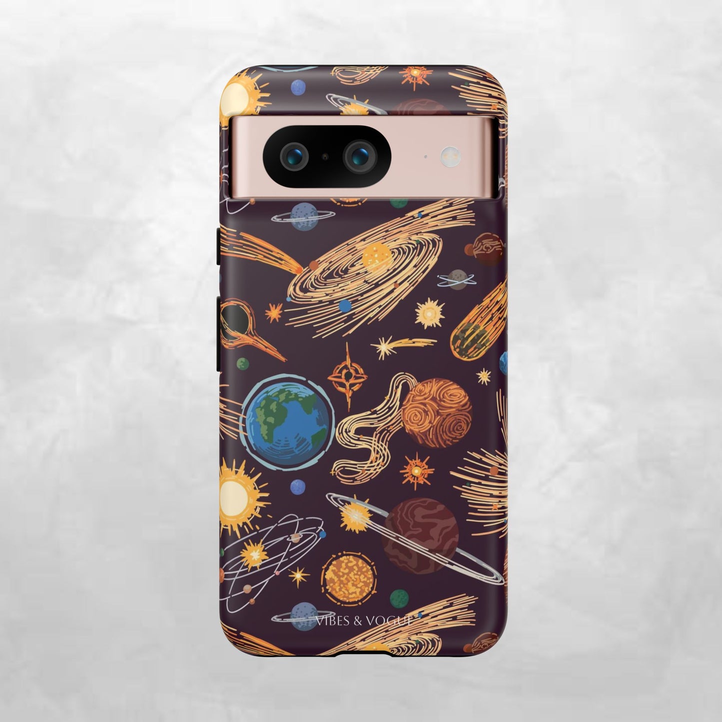 Space-Themed Phone Case - Cosmic Galaxy Design, Durable Protective Cover, Unique Gift, Celestial Lover's Accessory