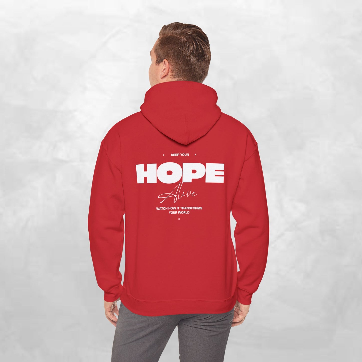 Keep Your Hope Alive Unisex Hooded Sweatshirt - Cozy Inspiration for Everyday Moments
