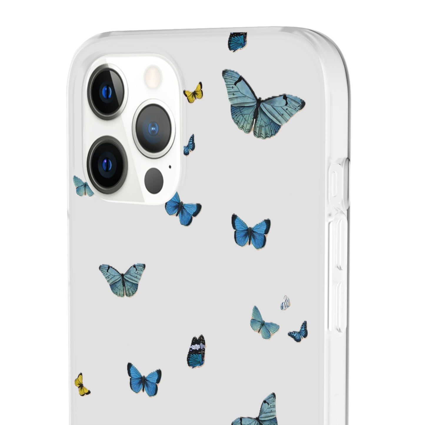 Butterfly Vibes Phone Case, Flexible Phone Cover, Elegant Phone Accessory, Gift for Nature Lovers, Spring Decor, Eco-Friendly Case