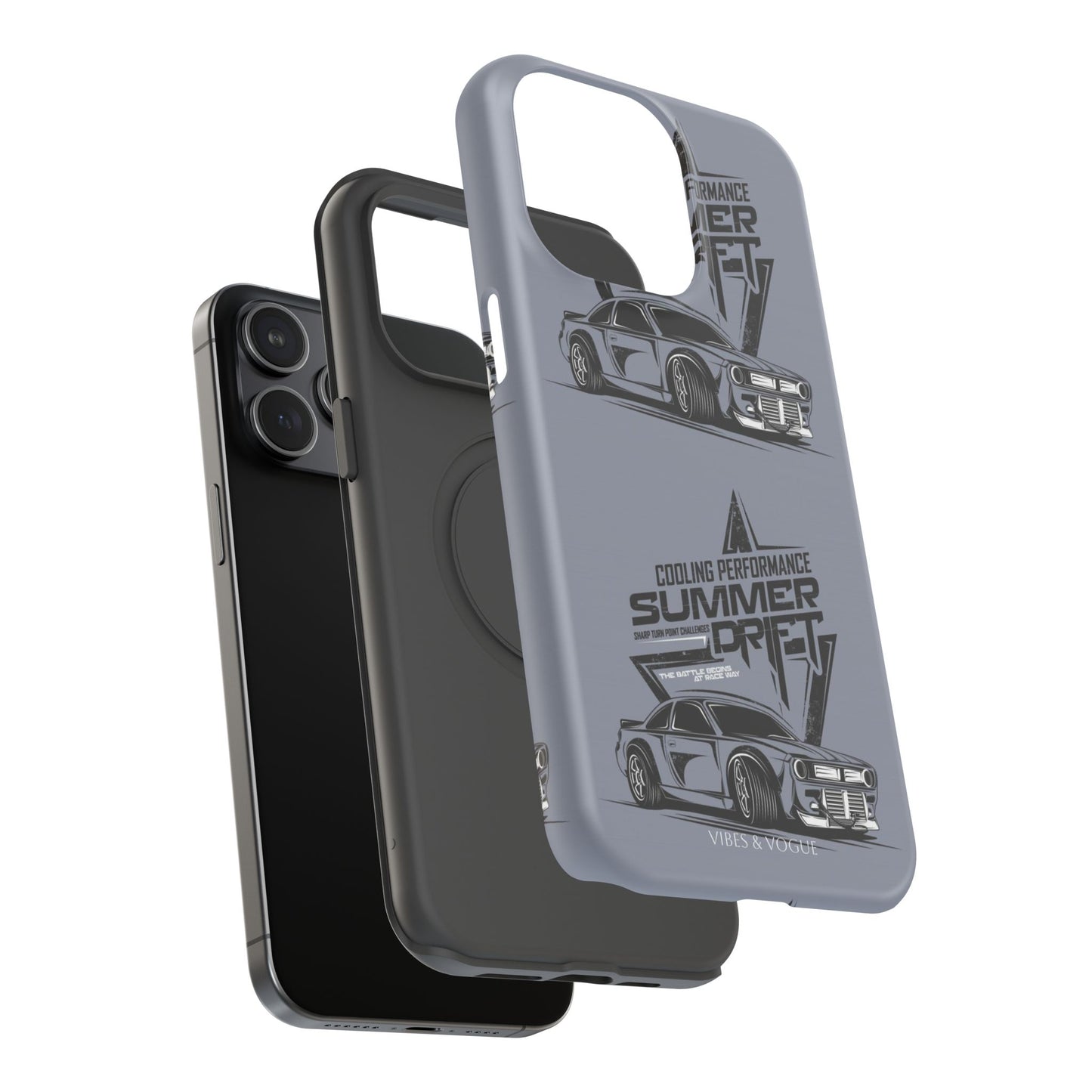 Summer Drift Racing Impact-Resistant Phone Case