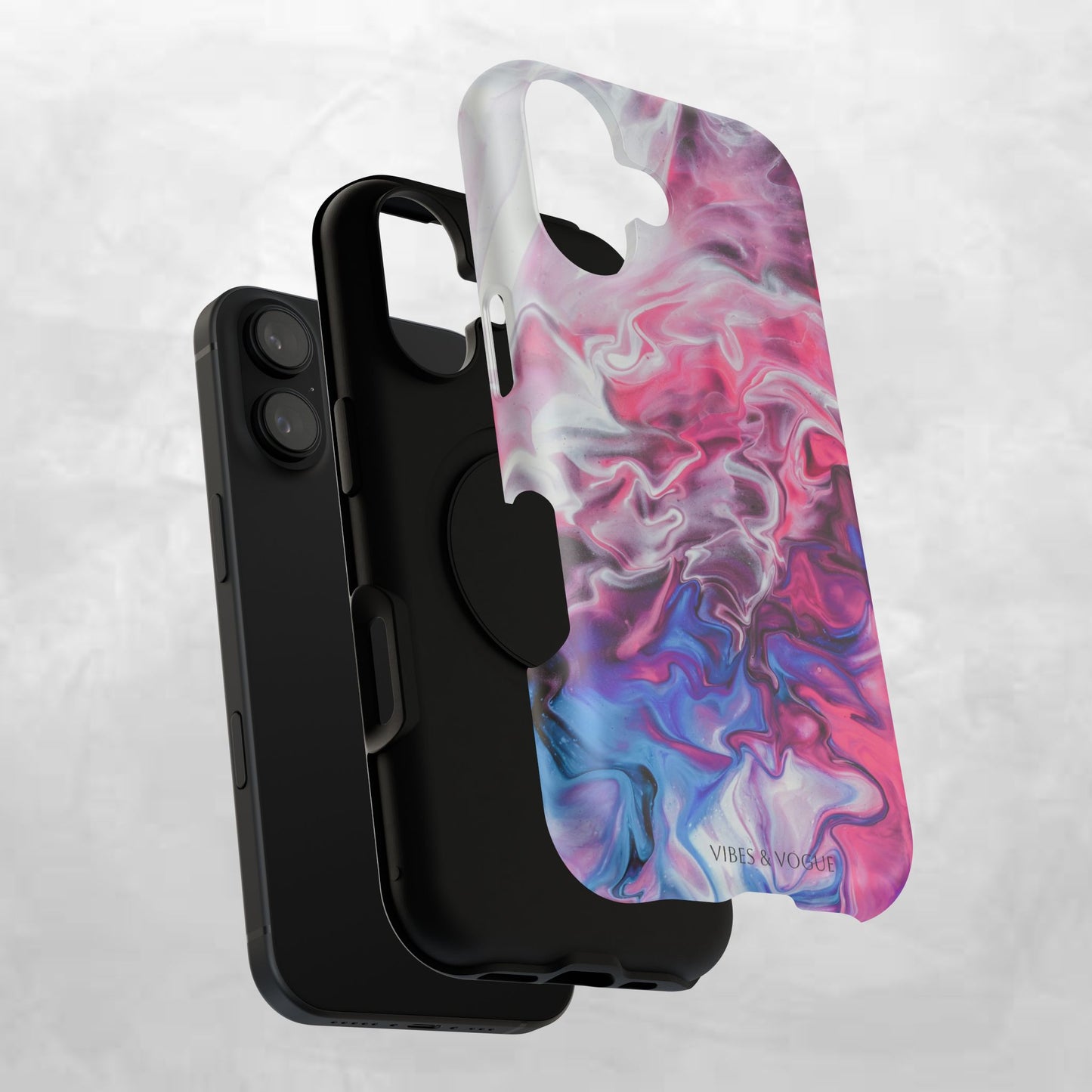 Vibrant Phone Case for Trendsetters | Abstract Marble Design, Impact-Resistant, Stylish Tech Accessory, Perfect Gift
