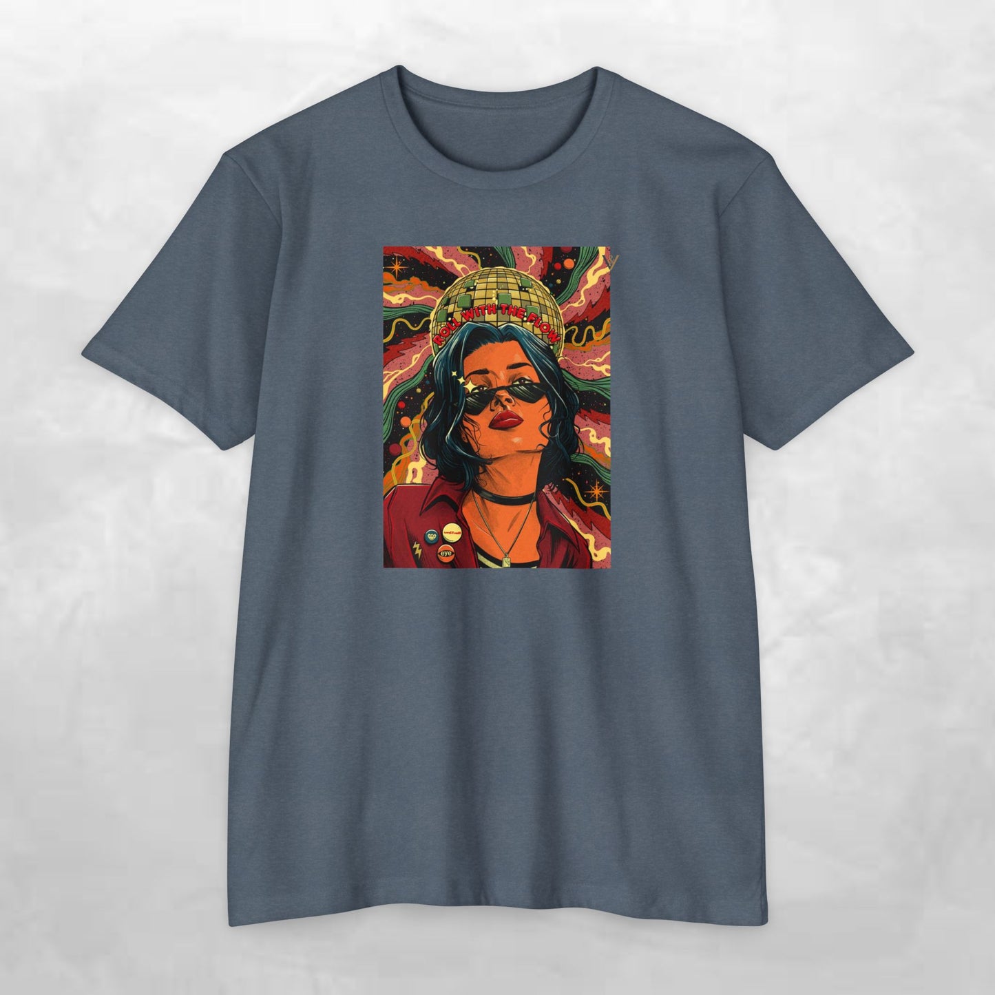 Bohemian Graphic T-Shirt - Vibrant Art Tee for Creative Souls