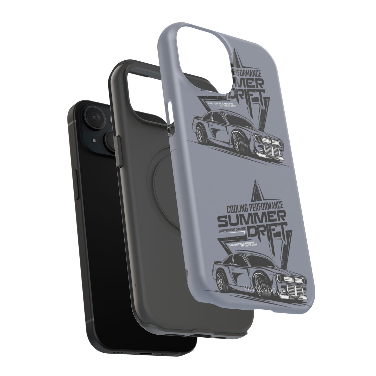 Summer Drift Racing Impact-Resistant Phone Case
