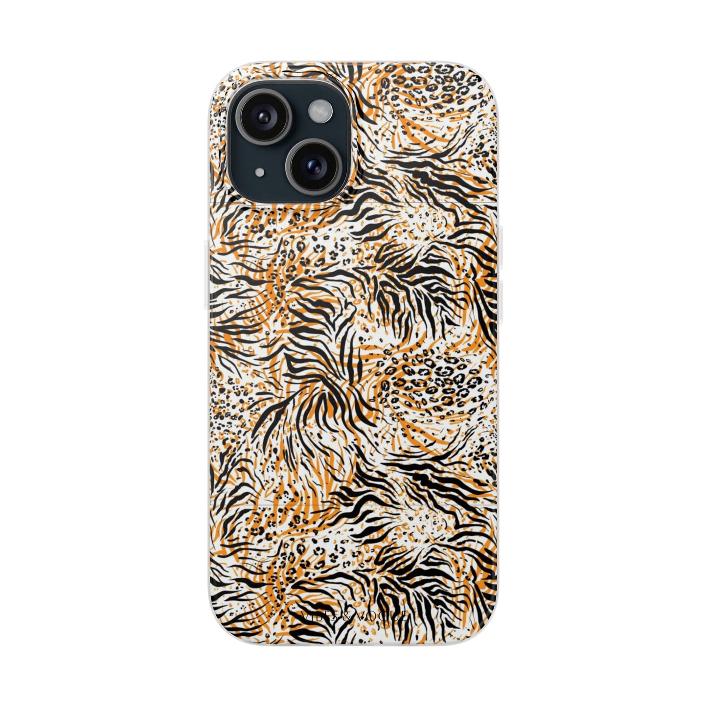 Wild Animal Print Flexi Case for iPhone - Fierce & Trendy Design