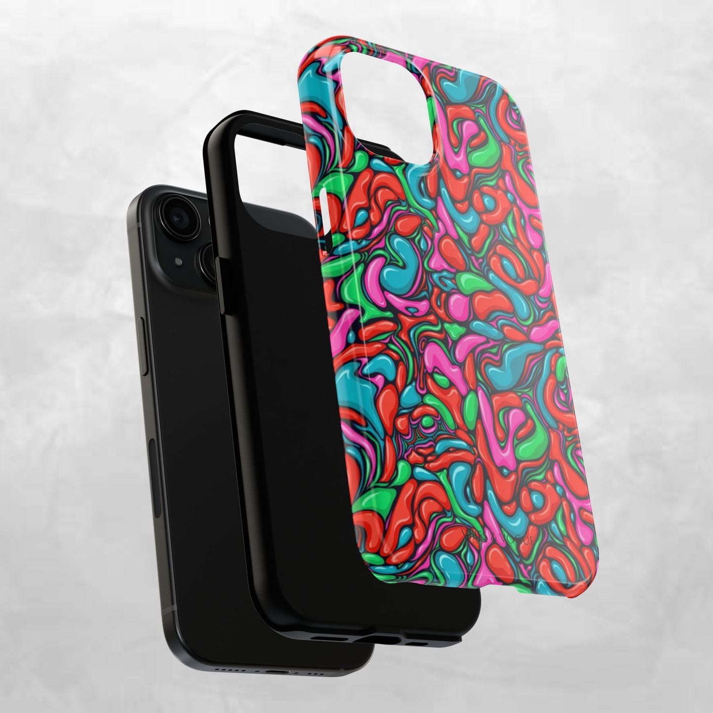 Vibrant Tough Phone Cases - Colorful Abstract Designs for Teens & Adults, Perfect Gift for Birthdays, Holidays, & Everyday Use