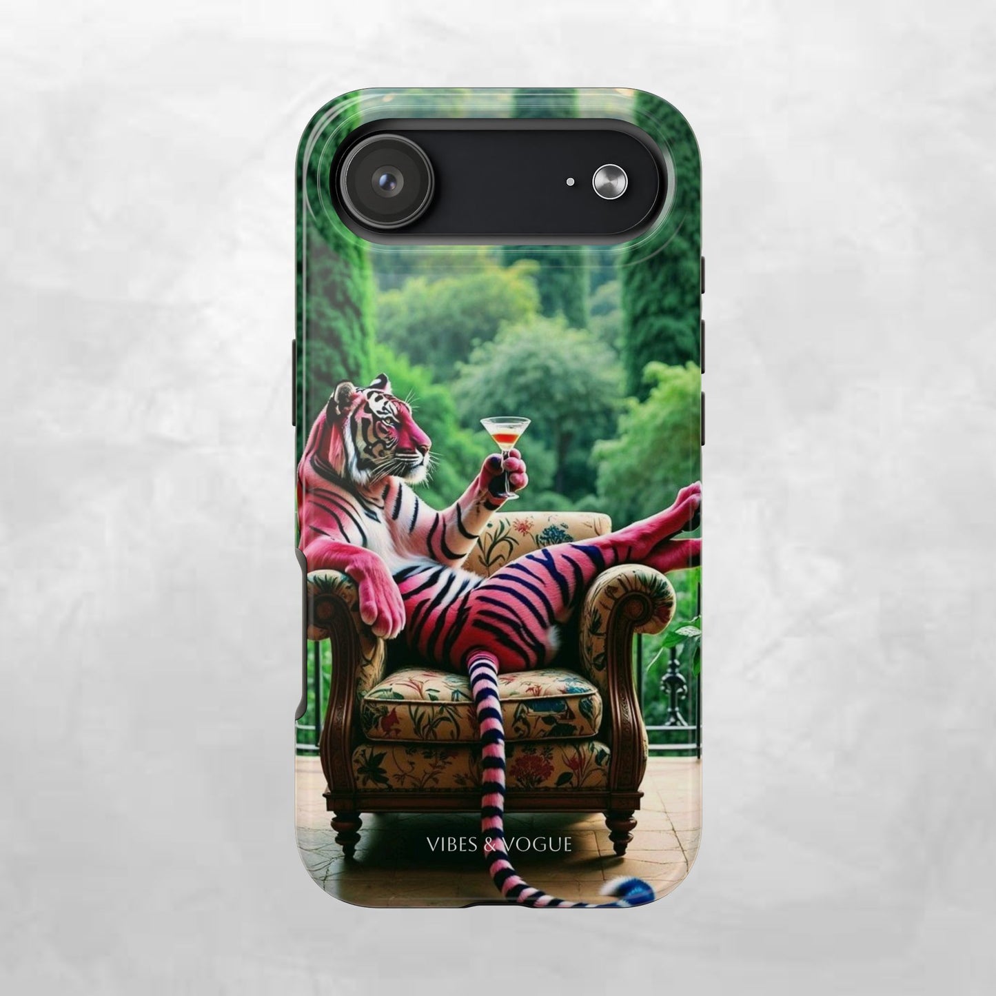 Relaxed Tiger Phone Case | Tough Case for Animal Lovers, Unique Gift for Friends, Stylish Tech Accessories, Fun Phone Cover, Vibrant Design
