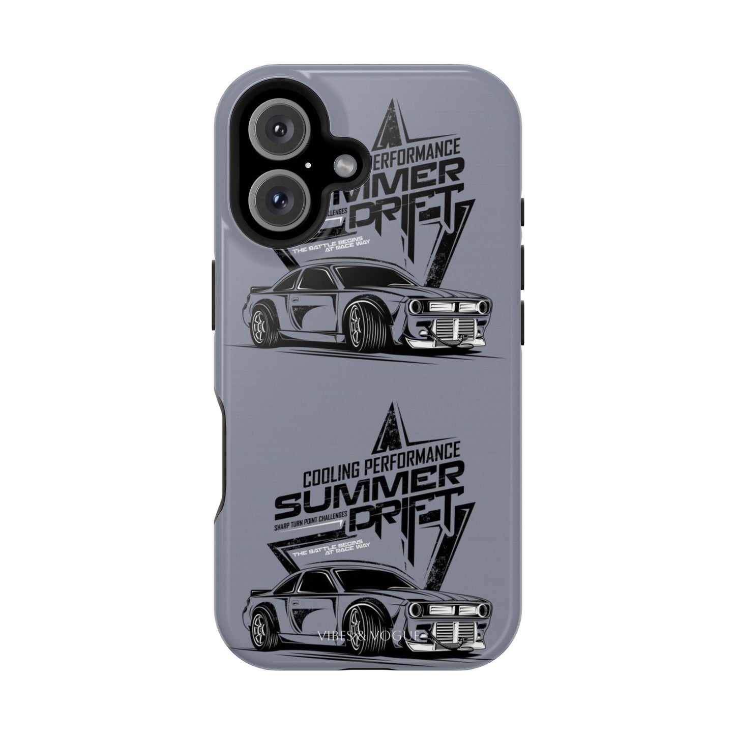 Summer Drift Racing Impact-Resistant Phone Case