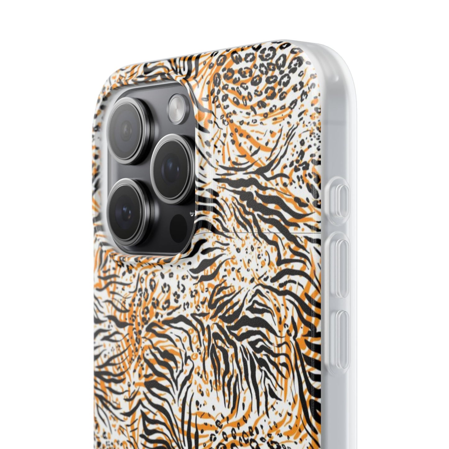 Wild Animal Print Flexi Case for iPhone - Fierce & Trendy Design