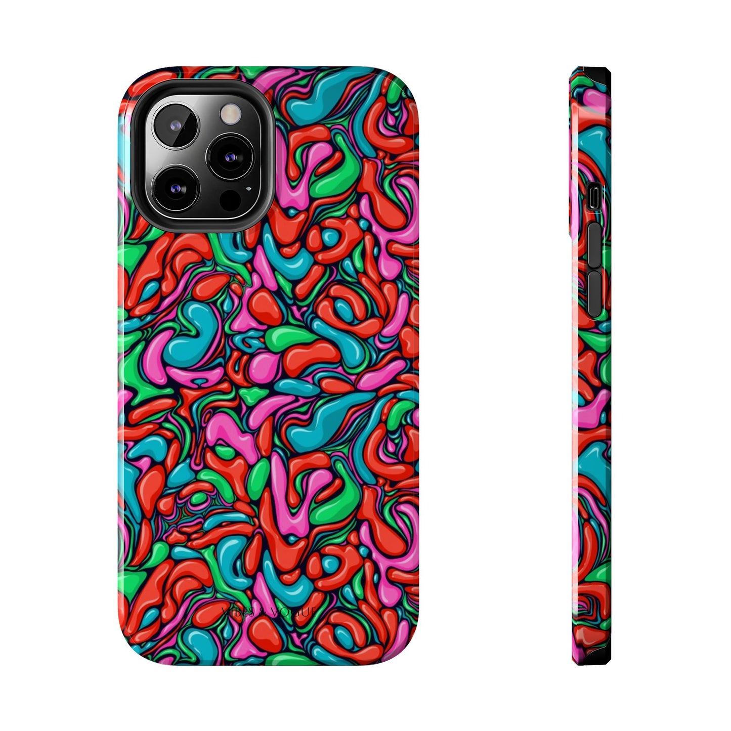 Vibrant Tough Phone Cases - Colorful Abstract Designs for Teens & Adults, Perfect Gift for Birthdays, Holidays, & Everyday Use