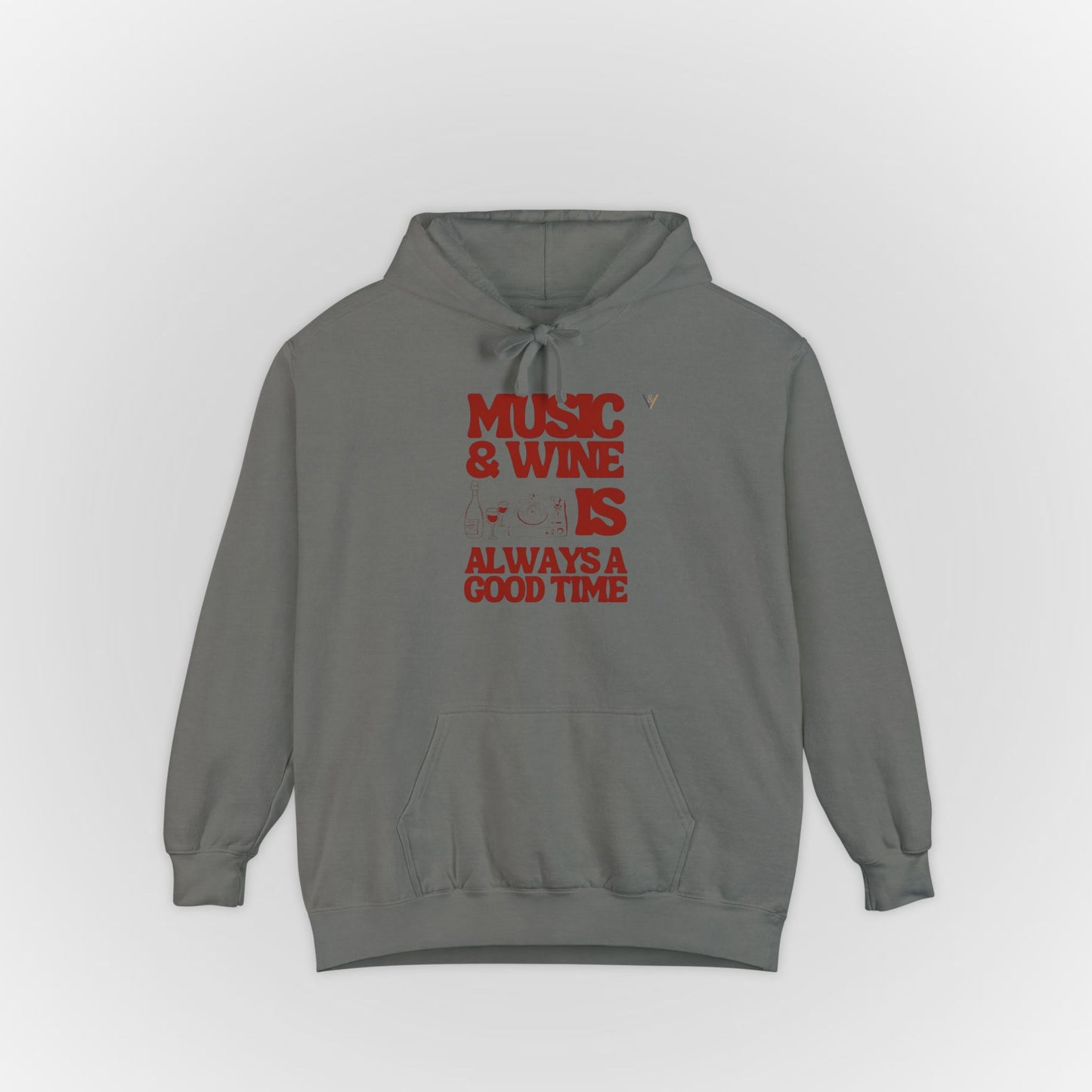 Comfortable Unisex Garment-Dyed Hoodie for Relaxed Days