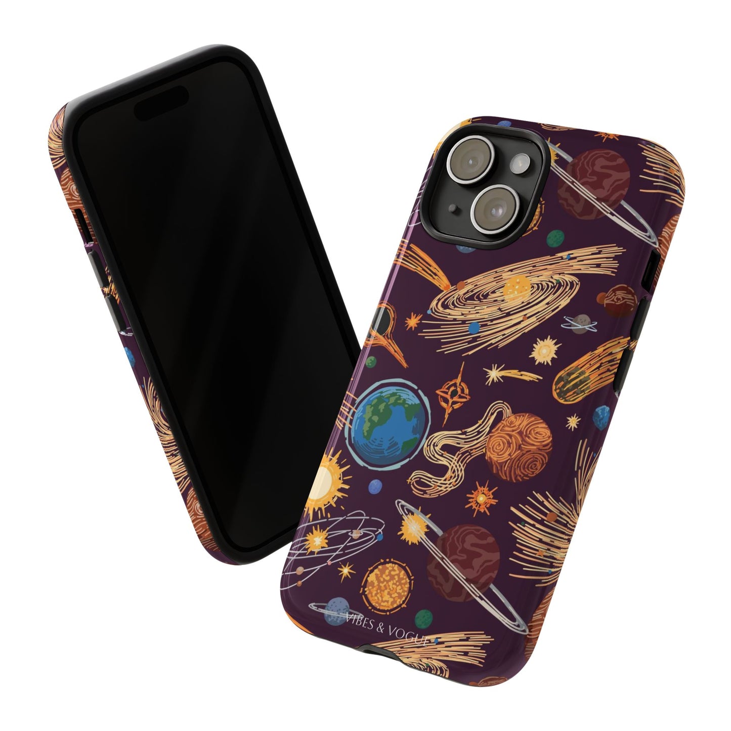 Space-Themed Phone Case - Cosmic Galaxy Design, Durable Protective Cover, Unique Gift, Celestial Lover's Accessory