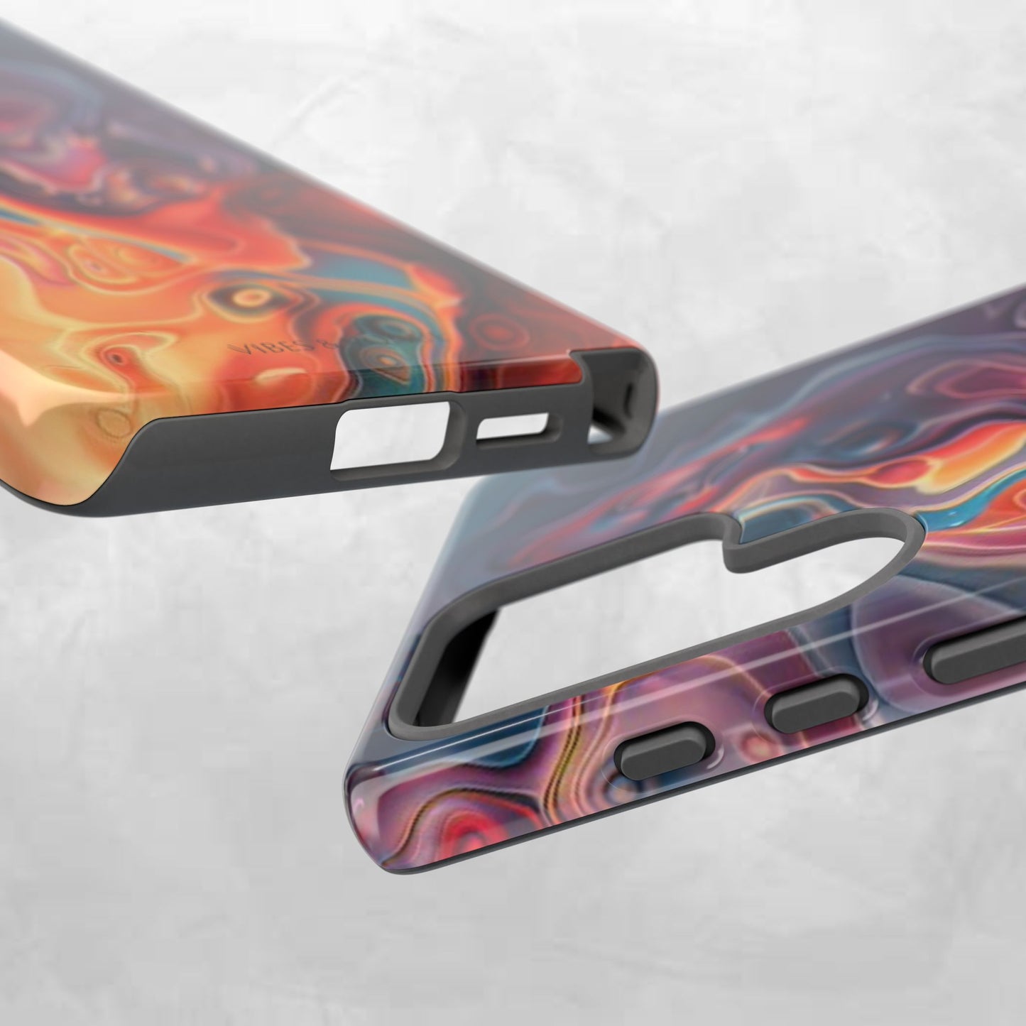 Colorful Phone Case, Abstract Print Cover, Tough Cases for Protection, Gift for Her, Modern Design, Trendy Mobile Accessory