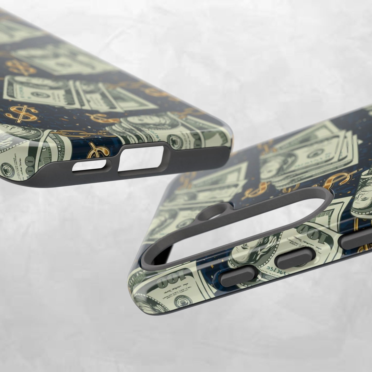 Money Motivation Phone Case, Tough Cases for iPhone, Money Design Phone Accessory, Trendy Tech Gifts, Unique Phone Cover