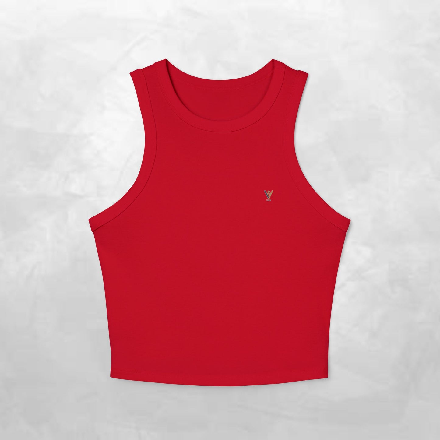 Women's Micro Rib Racer Tank Top - Effortless Everyday Style