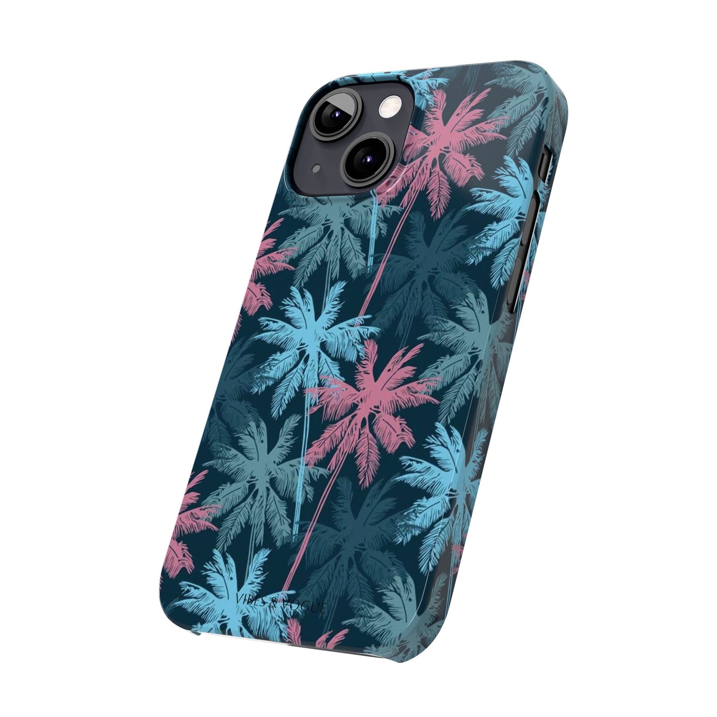 Tropical Vibes Slim Phone Case - Summer Botanical Design