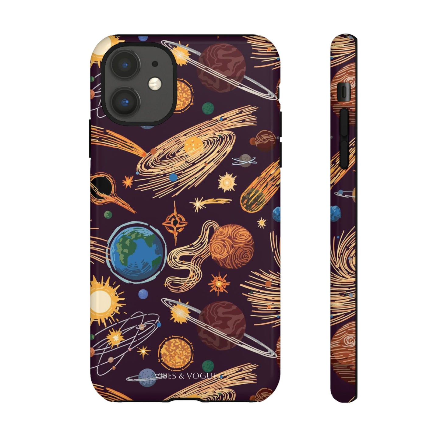 Space-Themed Phone Case - Cosmic Galaxy Design, Durable Protective Cover, Unique Gift, Celestial Lover's Accessory
