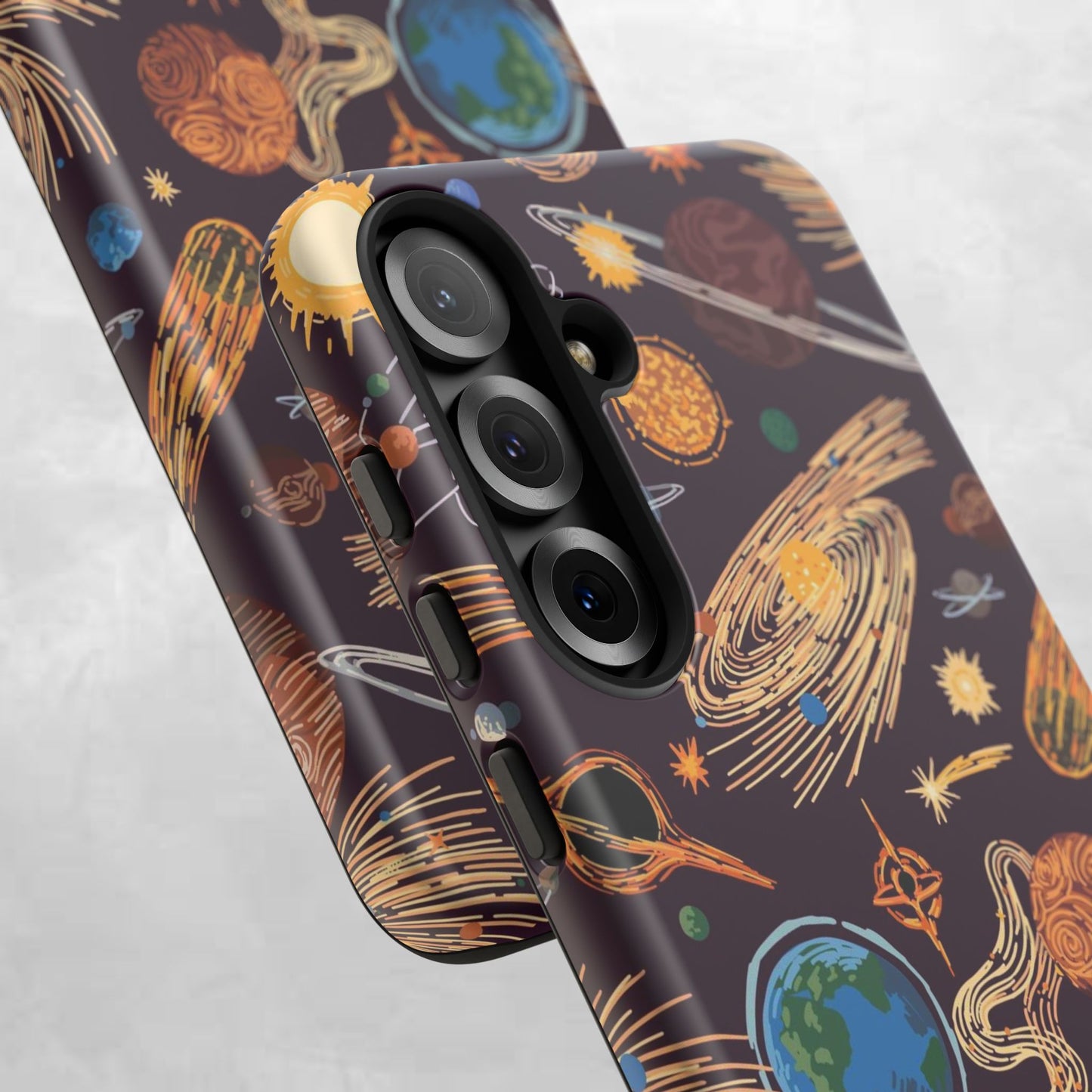 Space-Themed Phone Case - Cosmic Galaxy Design, Durable Protective Cover, Unique Gift, Celestial Lover's Accessory