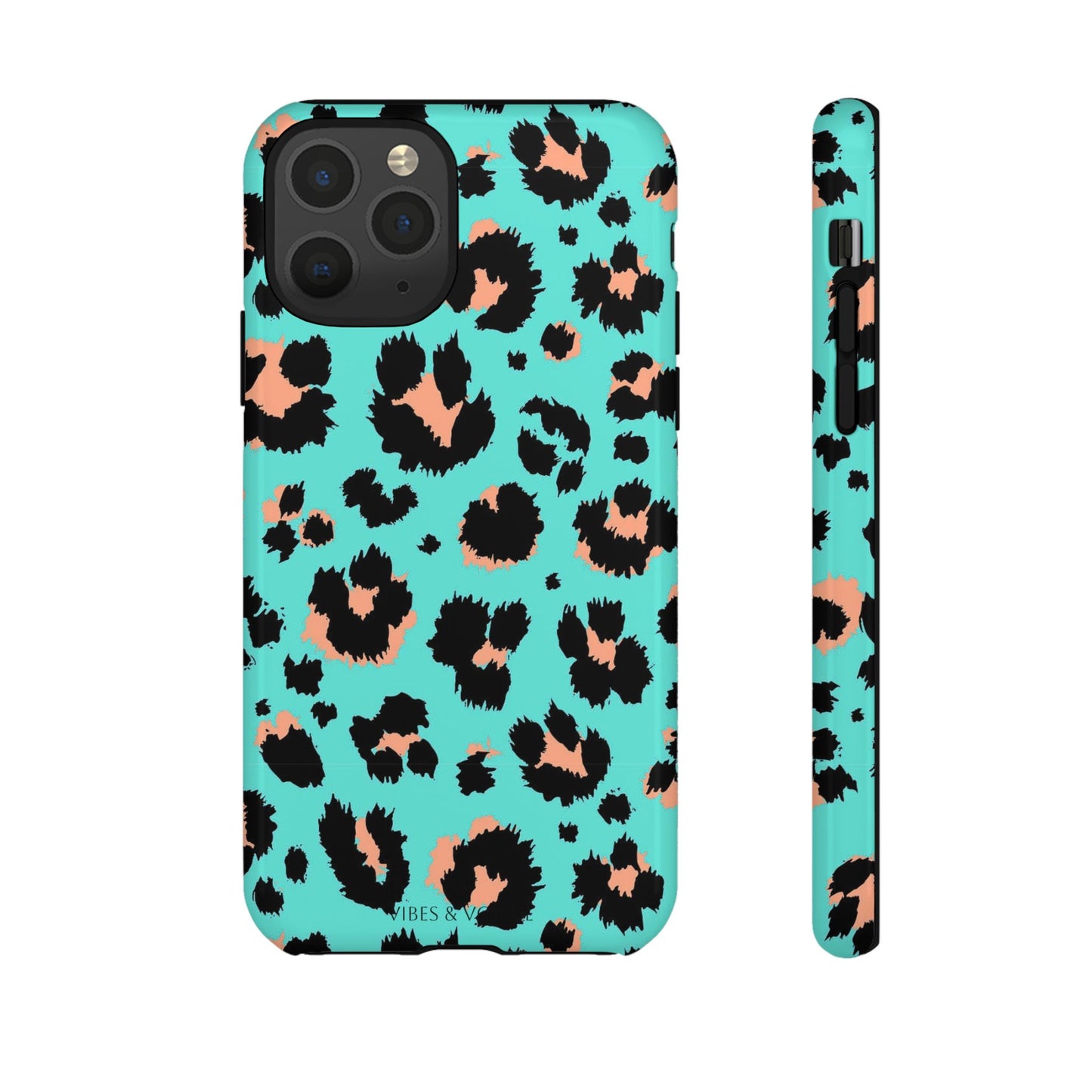 Leopard Print Phone Case, Tough Phone Case, Wild Style Accessory, Animal Print Cover, Stylish Phone Protection