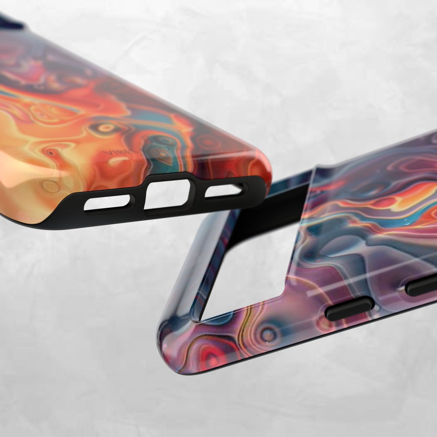 Colorful Phone Case, Abstract Print Cover, Tough Cases for Protection, Gift for Her, Modern Design, Trendy Mobile Accessory