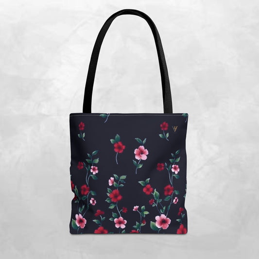 Floral Print Tote Bag, Stylish Carry-All, Eco-Friendly Shopping Bag, Perfect for Beach, Gifts, and Everyday Carry