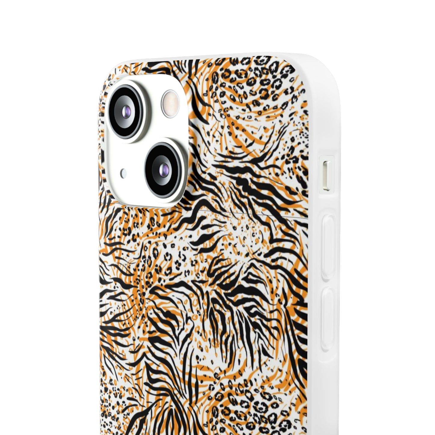 Wild Animal Print Flexi Case for iPhone - Fierce & Trendy Design