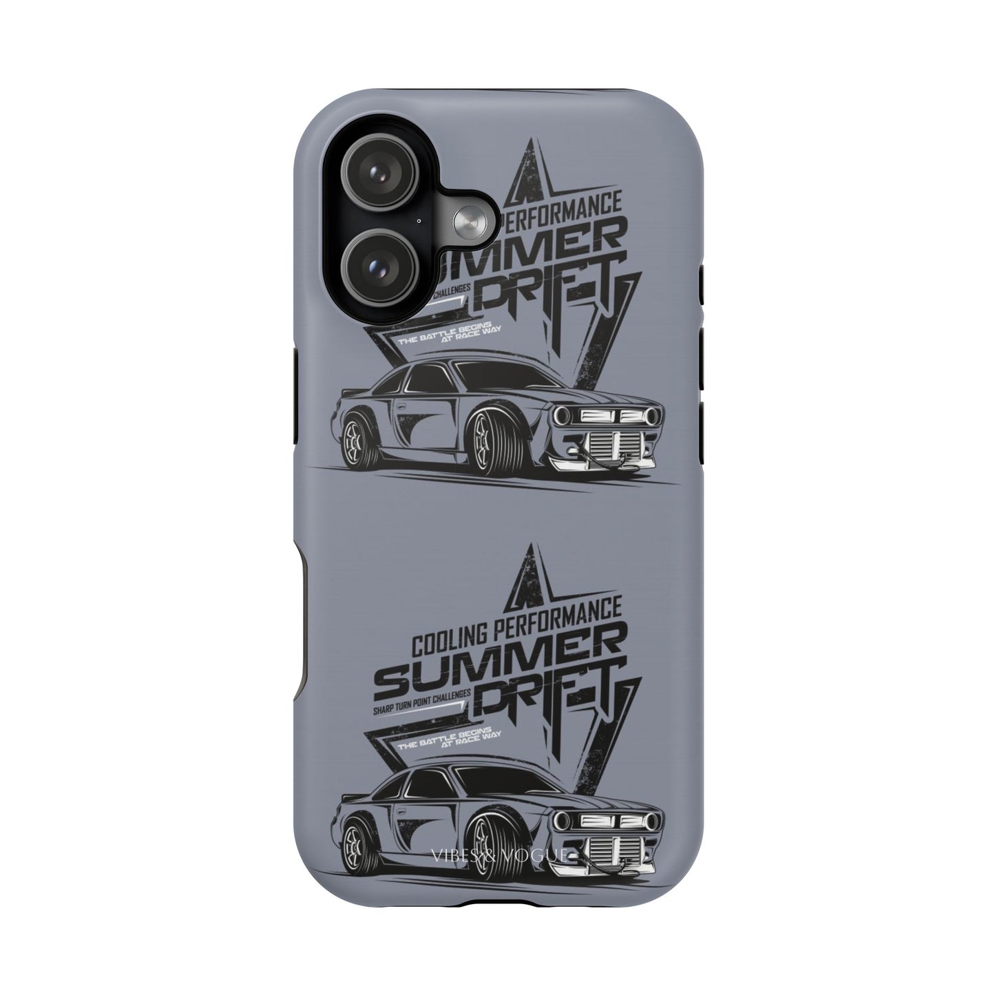 Summer Drift Racing Impact-Resistant Phone Case