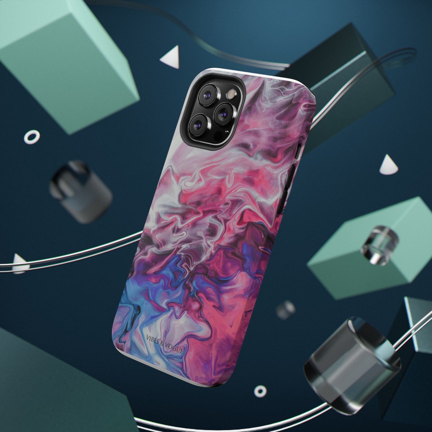 Vibrant Phone Case for Trendsetters | Abstract Marble Design, Impact-Resistant, Stylish Tech Accessory, Perfect Gift