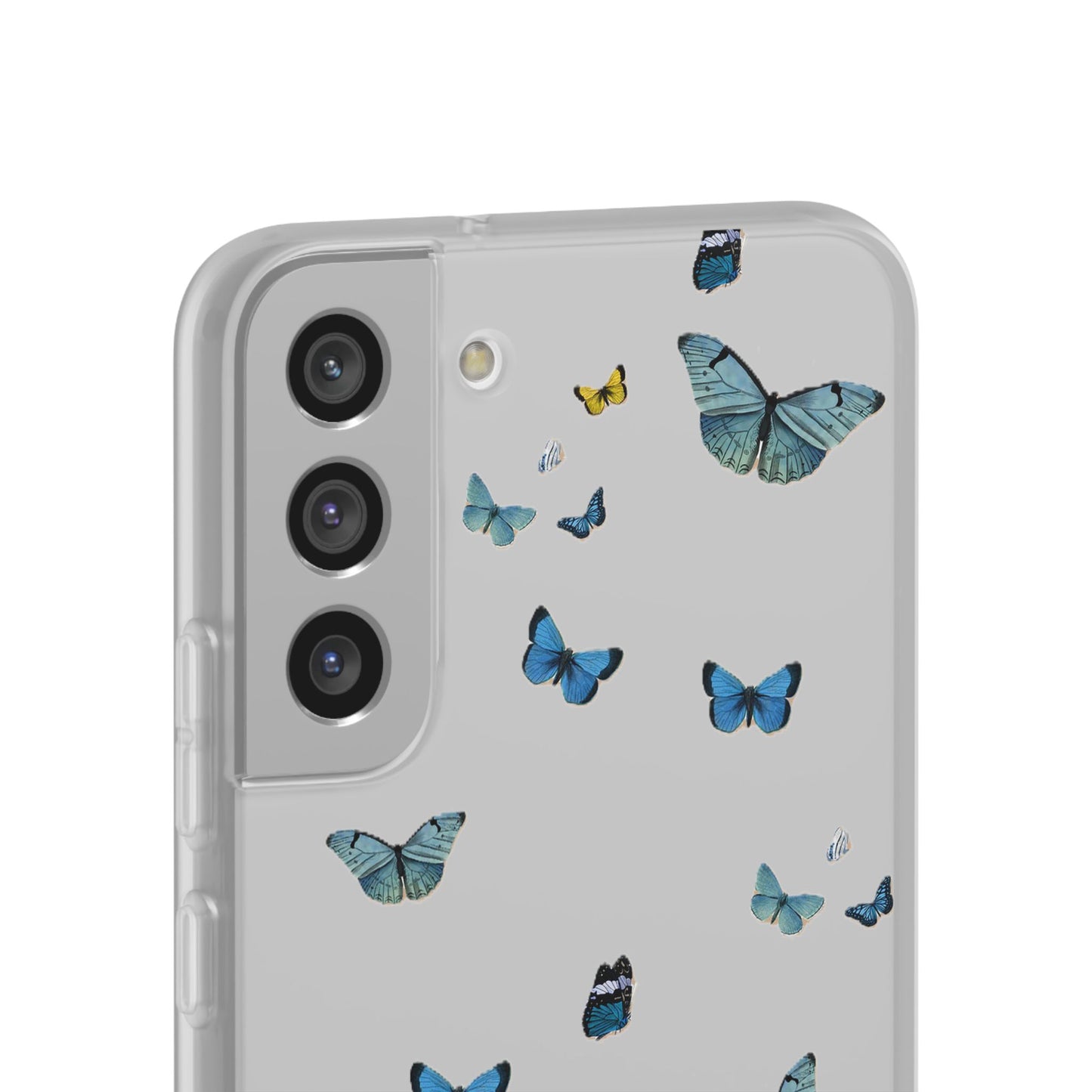 Butterfly Vibes Phone Case, Flexible Phone Cover, Elegant Phone Accessory, Gift for Nature Lovers, Spring Decor, Eco-Friendly Case