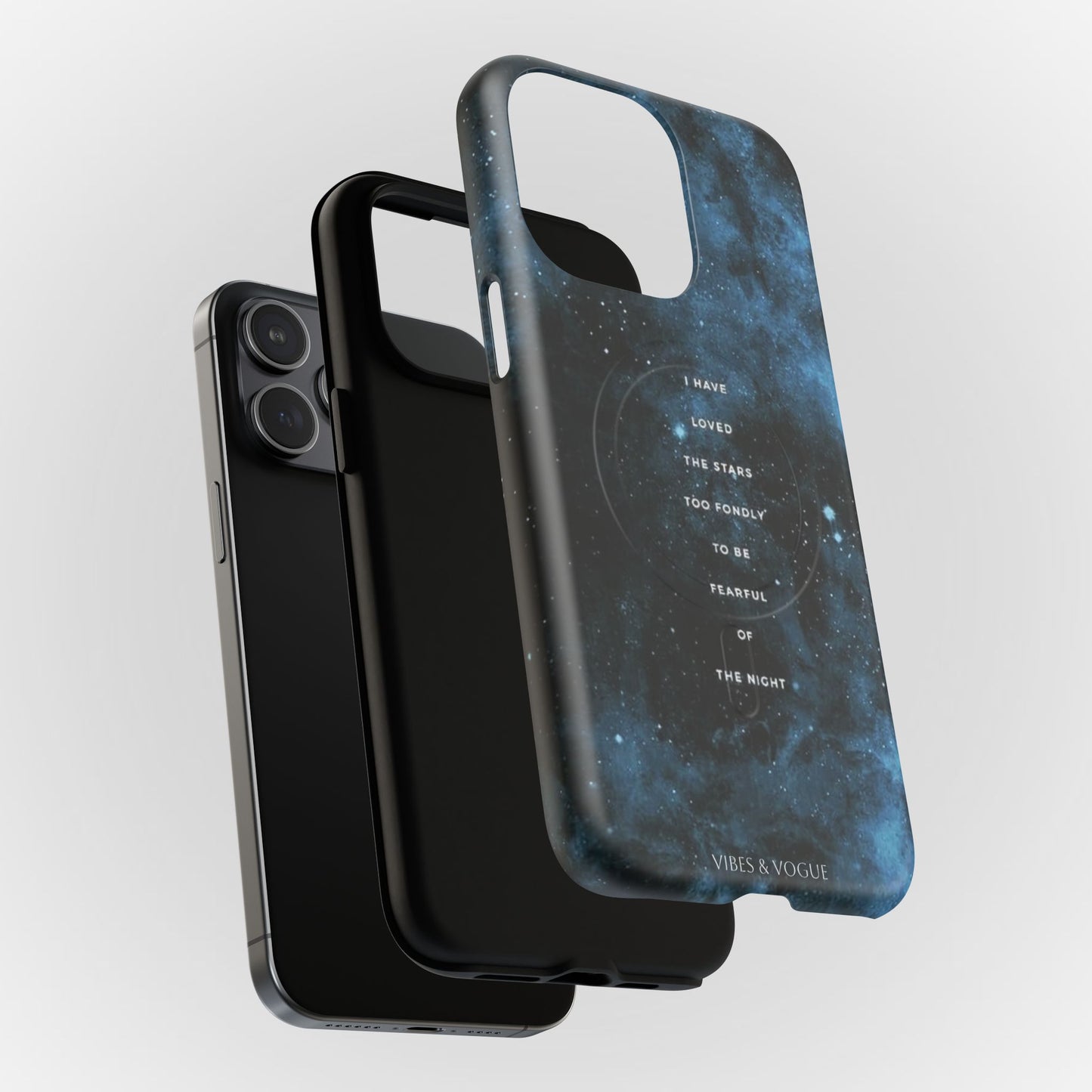 Galaxy-Inspired Tough Magnetic Phone Case - "I Have Loved the Stars"
