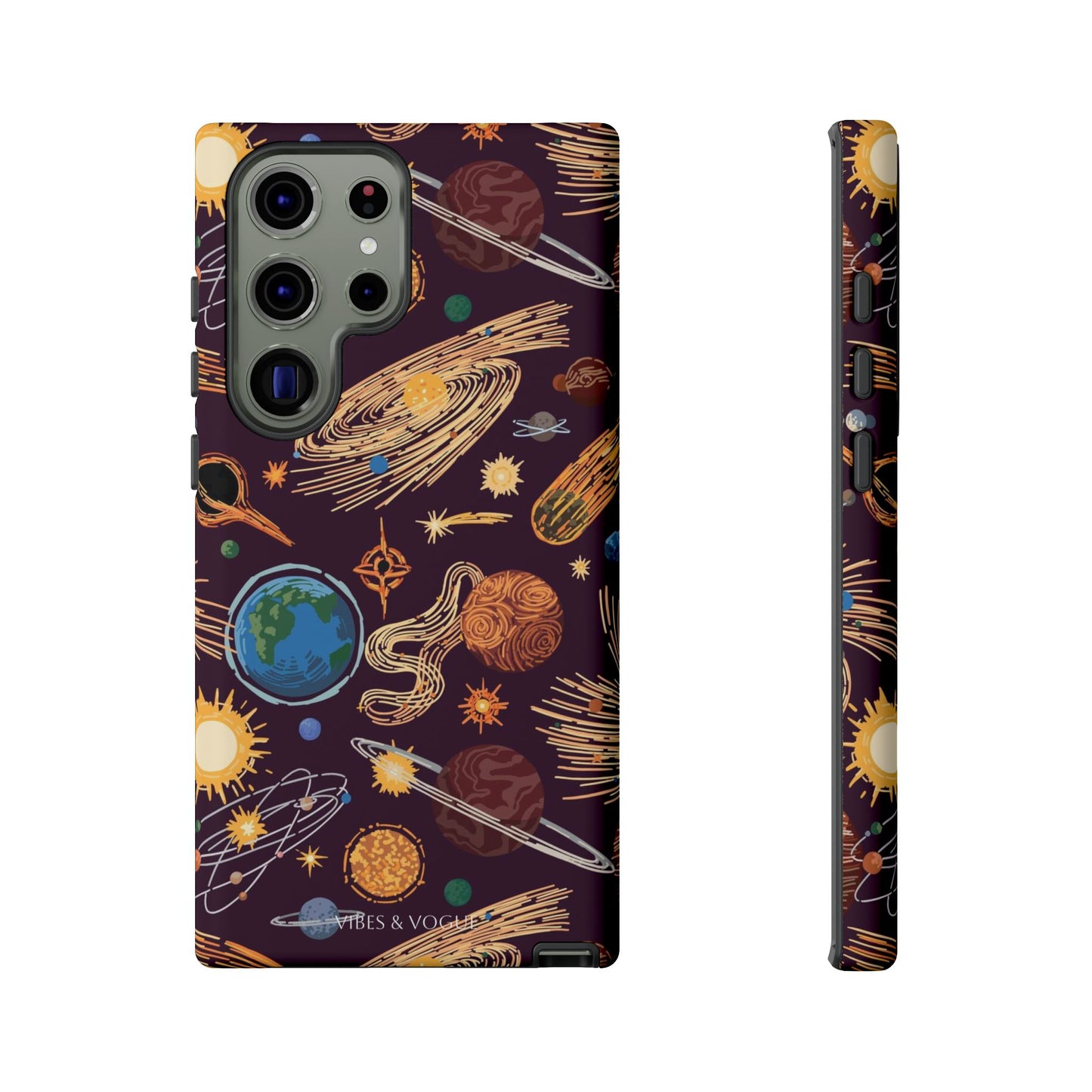 Space-Themed Phone Case - Cosmic Galaxy Design, Durable Protective Cover, Unique Gift, Celestial Lover's Accessory