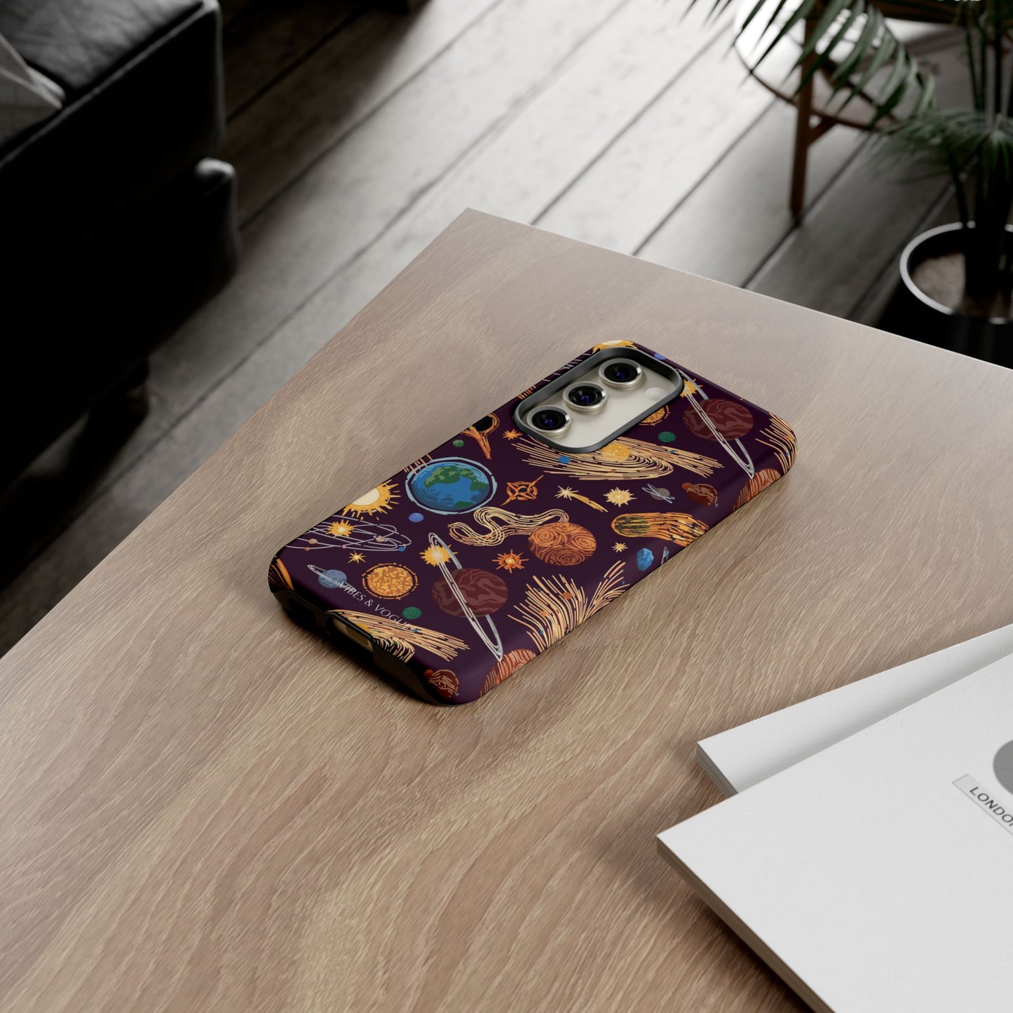 Space-Themed Phone Case - Cosmic Galaxy Design, Durable Protective Cover, Unique Gift, Celestial Lover's Accessory