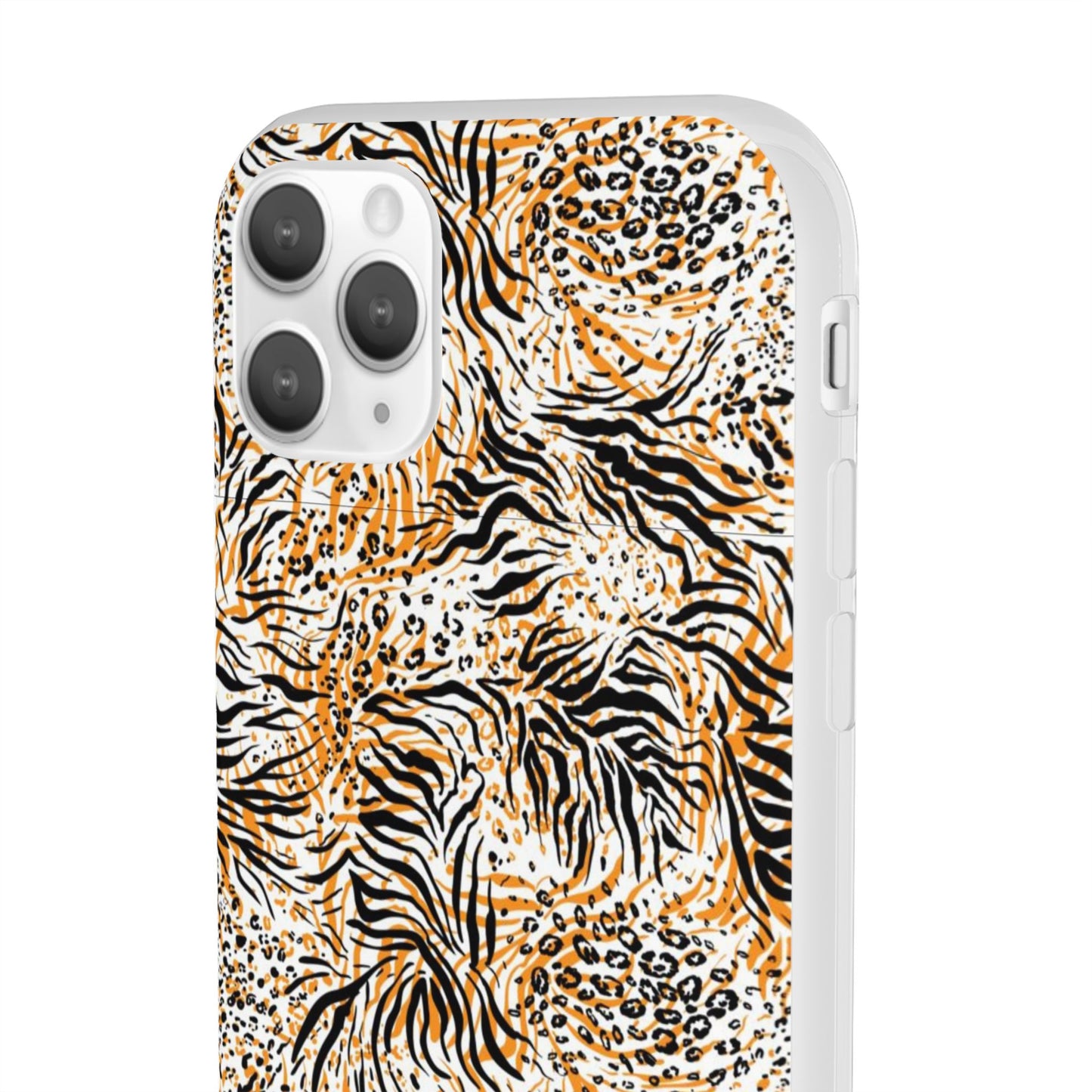 Wild Animal Print Flexi Case for iPhone - Fierce & Trendy Design