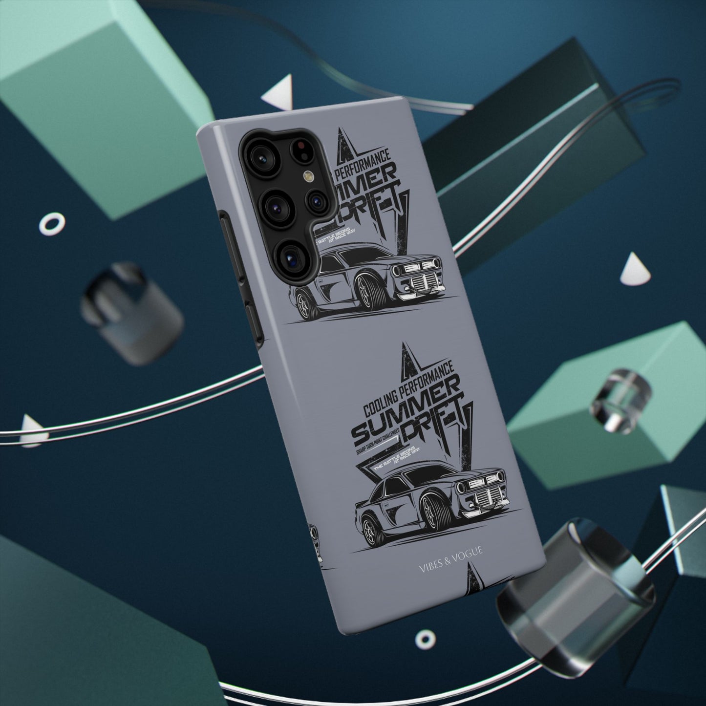 Summer Drift Racing Impact-Resistant Phone Case