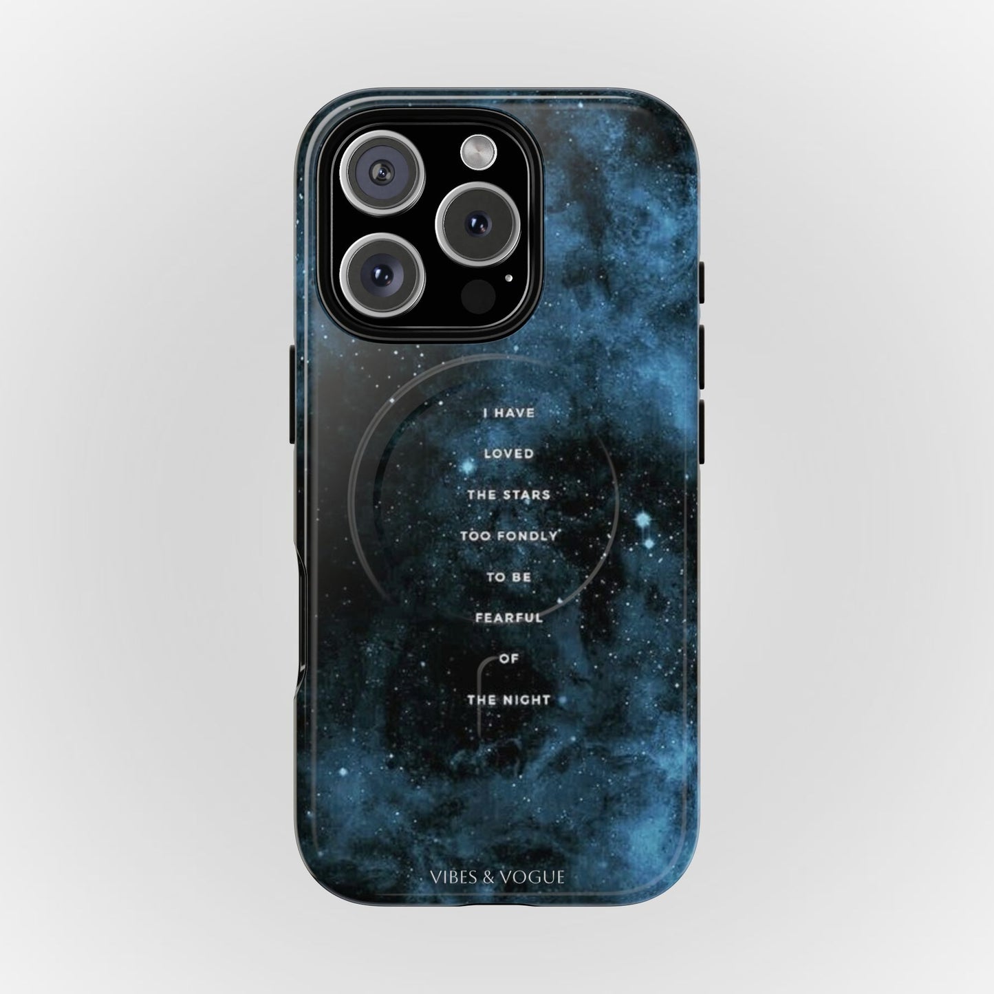 Galaxy-Inspired Tough Magnetic Phone Case - "I Have Loved the Stars"