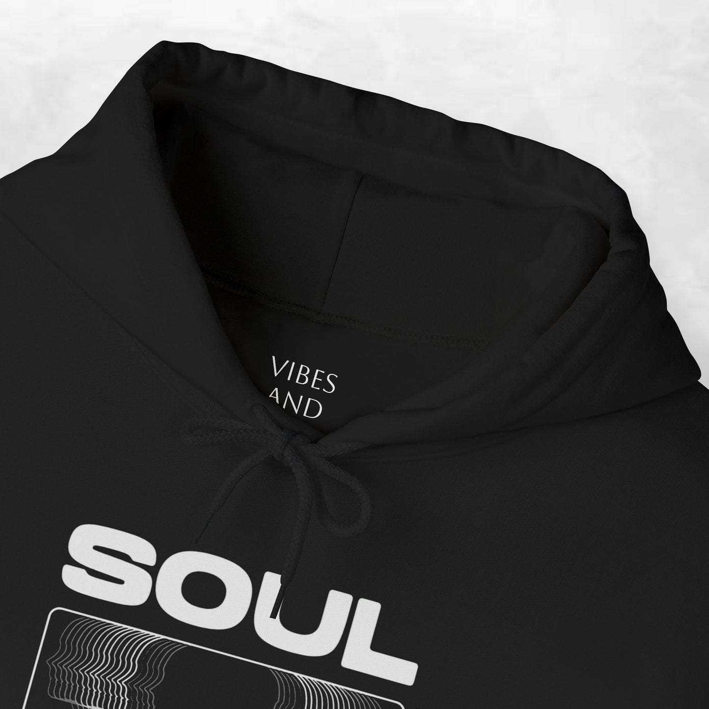 Soul Graphic Hoodie — Retro VHS Silhouette Streetwear